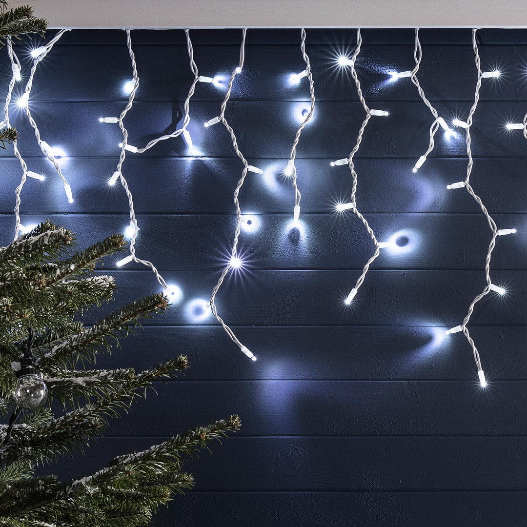 500 LED Icicle Lights β available in 4 Colors - Multicolor